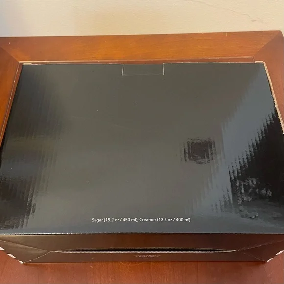 NIB JOHANNA PARKER LUNA SUGAR BOWL & CREAMER SET Laughing Moon Ceramic Coffee - Picture 10 of 12